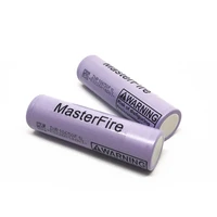 masterfire 2pcslot original inr18650 f1l 18650 3 6v 3350mah lithium battery rechargeable batteries cell ximum 5a discharge