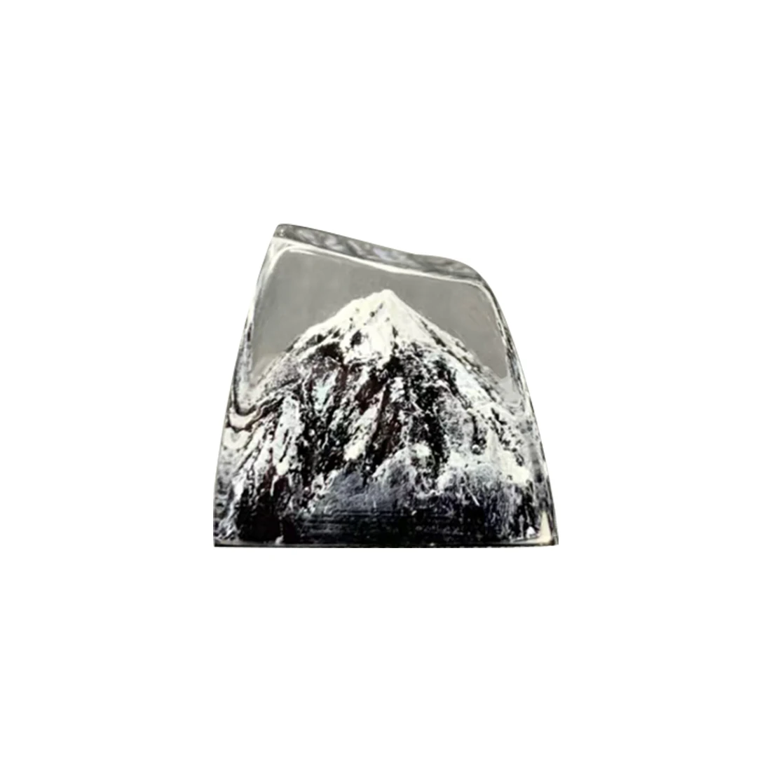 

1pcs Single Keycap Custom Personality Handmade Resin Keycap For Mechanical Keyboard - Snow Mountain / Cheese