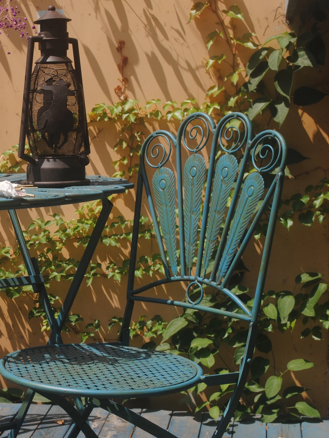 Складные столы и стулья для стол стул набор открытый патио из трех частей сад