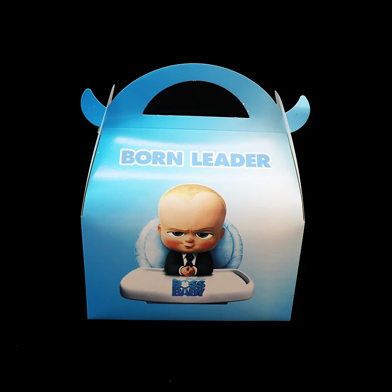 6 шт./лот тематические подарочные коробки с изображением малыша начальника для