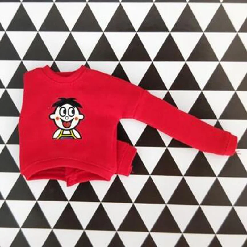 Милая кукла Blyth одежда с длинным рукавом мультяшная Толстовка Футболка и юбка для