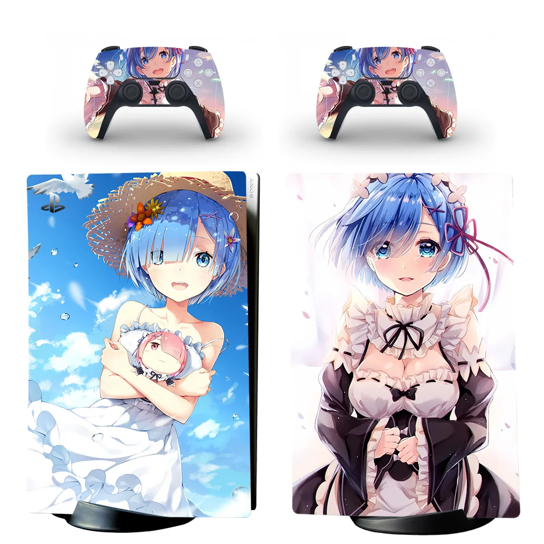 

Re:Life in a different world from zero PS5 Digital Skin Sticker Decal Cover for PlayStation 5 Console and Controllers Skin Vinyl