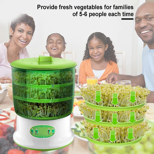 Автоматический проращиватель машина фасоли устройство для выращивания ростков