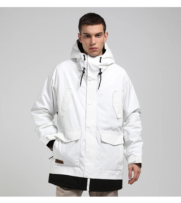 Зимняя женская лыжная куртка GSOU мужская для сноуборда ветрозащитная