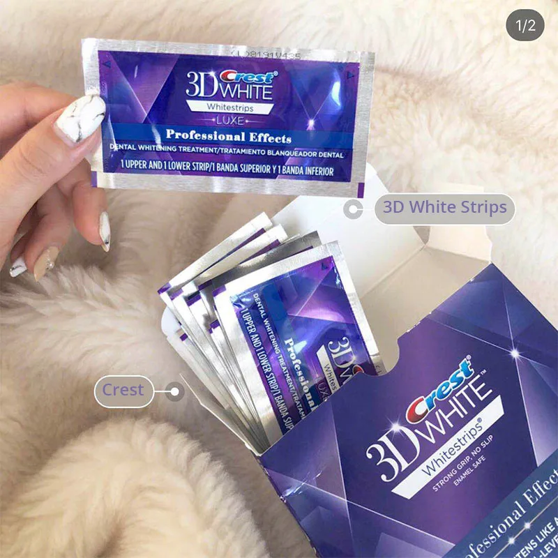3D Белый Whitestrip профессиональный эффект отбеливатель зубов плотная зубная щетка с мягкой щетиной для чувствительной десны отбеливание зубов полоски