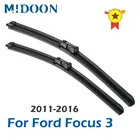 Щетки стеклоочистителя MIDOON для Ford Focus 3 хэтчбек, 2011-2017, 2016, стеклоочистители лобового стекла, 28 