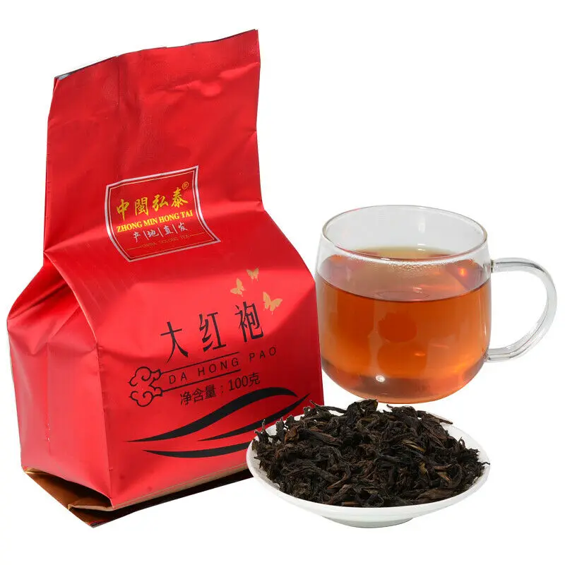 ZHONG MIN HONG TAI CHINA Oolong китайский чай Da Hong Wuyi Yancha Большой красный халат Pao 100 г|Заварники|