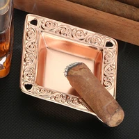 galiner home cigar ashtray tobacco accessories smoking rest stand holder metal fit 1 cigar outdoor ashtray portable