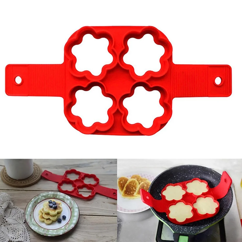Perfect Silicone Pancake Maker Egg Ring Nonstick Cheese Cooker Pan Flip Eggs Mold Kitchen Baking Dropship | Дом и сад