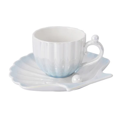 Чашка с блюдцем жемчужина. Арум чайный сервиз 15пр. Кружка goebel с короной. Кружка ракушка. Чашка в виде ракушки.