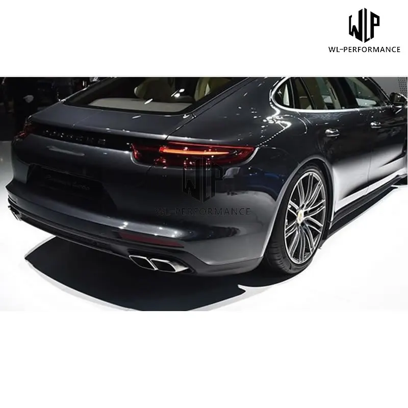 971 Stainless Steel Muffler Exhaust Pipes End Tips Exhaust tail throat For Porsche Panamera 970 4S Turbo GTS 17-18