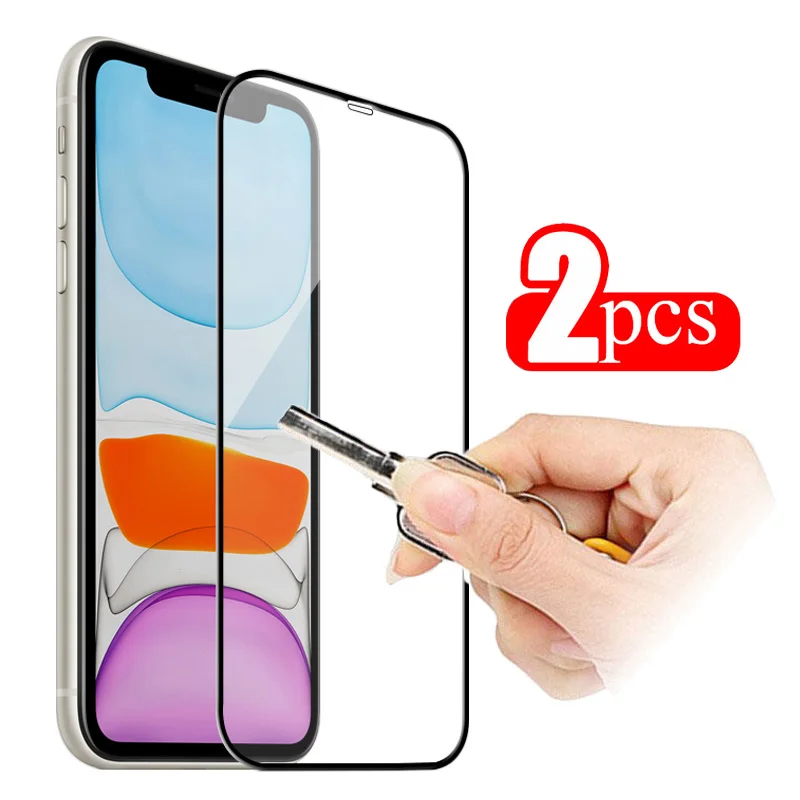 2 шт./лот Защитное стекло для iphone 11 pro 3D полное покрытие apple max 2019 i phone 11pro закаленная