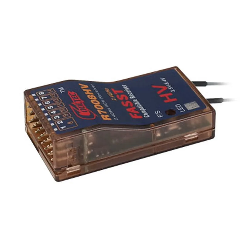

Cooltech 2.4G 6 Channel 8CH-13CH R7008HV Recivers Compatible with FUTABA FASST Receiver for TM-7 TM-8 T8FG TM-10 RC Model