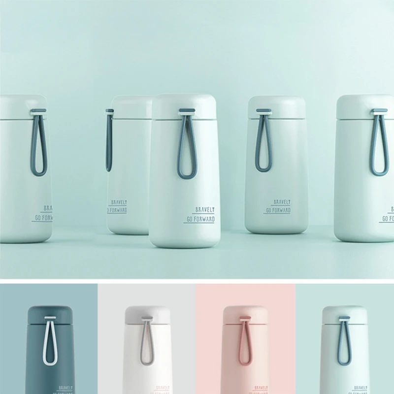 Новинка Модная Портативная кофейная кружка 304 из нержавеющей стали бутылка для