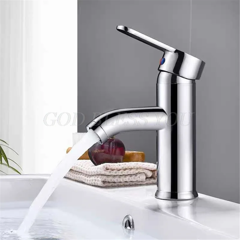 

Single Handle Bathroom Basin Faucets Cold/Hot Mixer Basin Sink Tap Black Water Kitchen Faucet Bathroom Accessories Drop Shipping