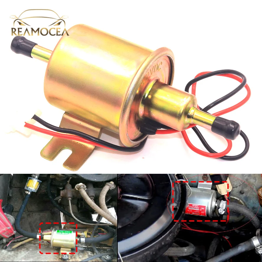 

Reamocea Новый HEP-02A 12V газовый клапан топливного насоса дизельного топлива Inline низкий Давление Электрический карбюратор бензиновый топливный н...