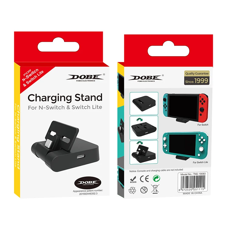 

Adjustable USB Type-C Charging Stand Quickly Charger for NS Switch Lite Console For Nintend Switch Dock Station Charger Stand