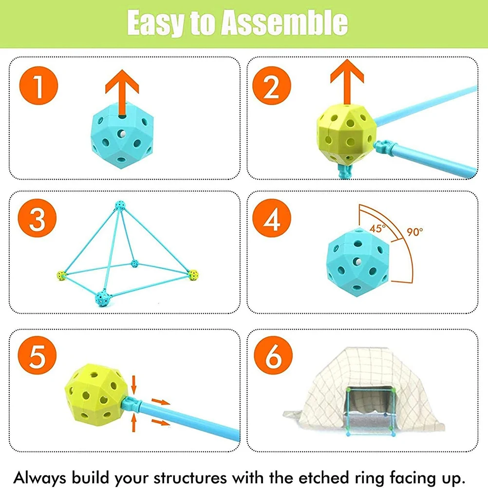 Детский конструктор форт замки туннели палатки набор сделай сам Игровая палатка