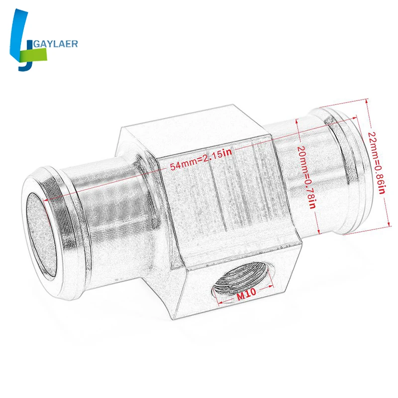 Датчик температуры воды для мотоцикла JAER тройник Соединительная труба датчик