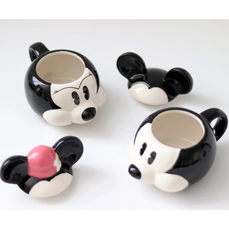 Дисней Микки Маус кружка Минни керамическая чашка для воды крышка чашки