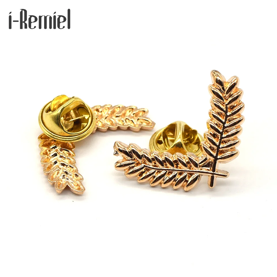 2016 популярные модные броши в ретро стиле золотая пшеничная маленькая брошка с
