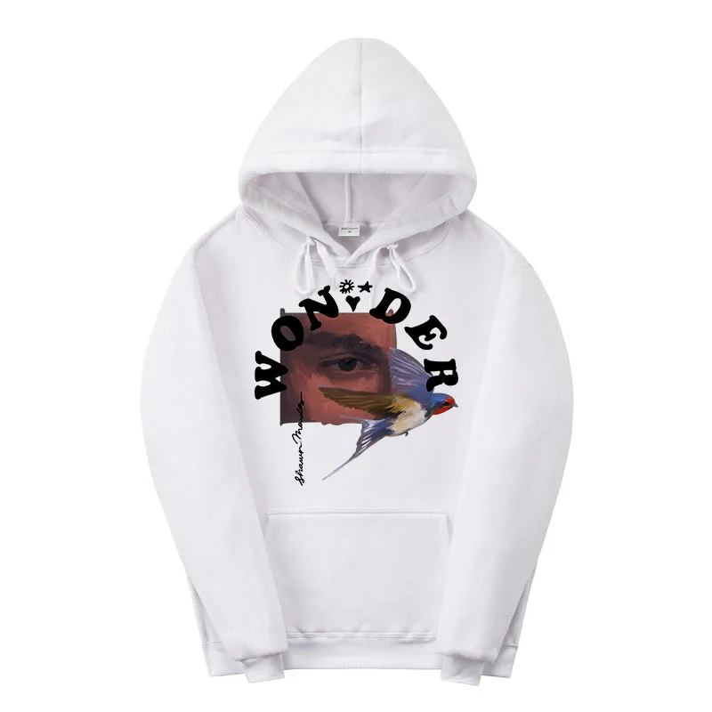 

Fast delivery new spring and autumn cotton men's fashion lovers European and American Printing fashion casual men's Hoodie magic