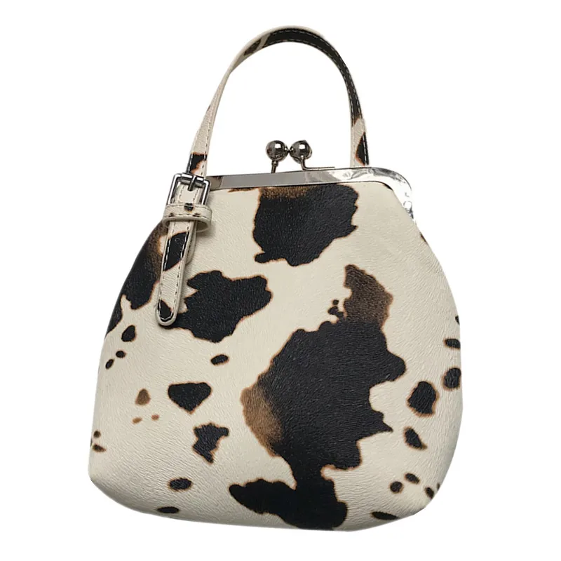 Маленькая сумка женская 2020 Корейская версия новая ins Милая коровья кожа шаблон