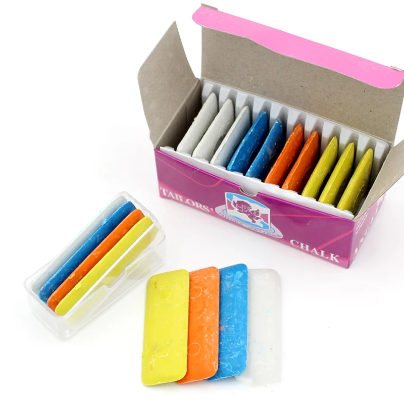 Красочные стираемые Швейные Портной Мел с защитной коробкой DIY производители