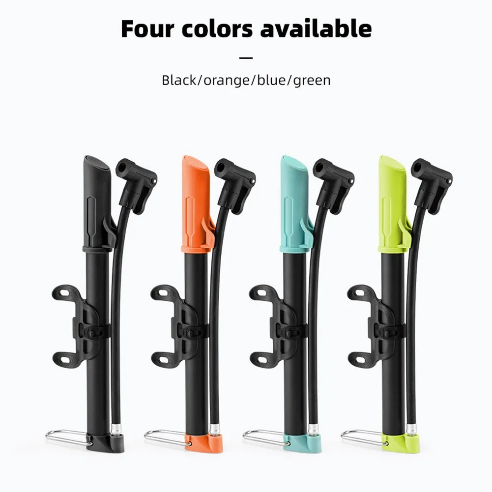 

120PSI Pump Mini Portable Handheld Bicycle Pump Durable Aluminum Alloy Handheld Vertical Bicycle Accessories Parts