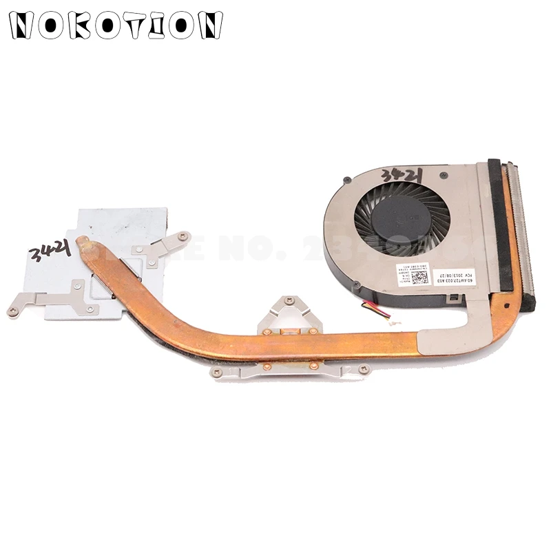 Радиатор NOKOTION 3421 0WX8FF WX8FF для Dell Inspiron 14 5421 CPU GPU вентилятор охлаждения
