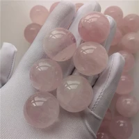 natural pink rose quartz healing ball sphere home decoration natural rose quartz stone