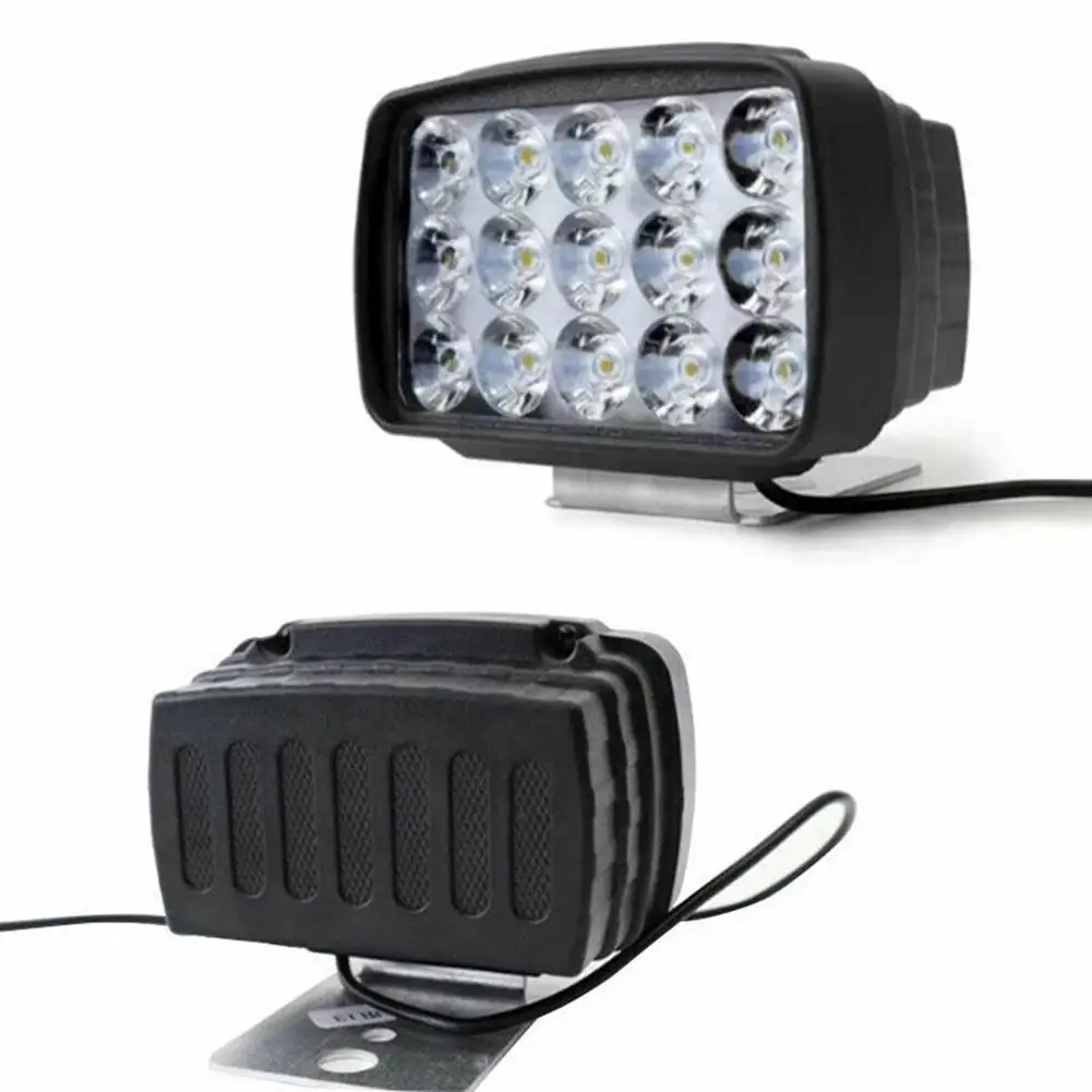 

2PCS Motorcycle Headlight Spot Light Bulb LED Spotlight 15 LED 6000K Motos ATV UTV Scooter Lighting Fog Driving Lamp