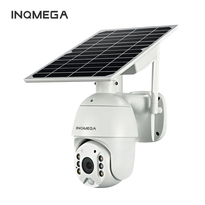 Купольная IP-камера INQMEGA на солнечной батарее 1080P Wi-Fi с пассивным ИК датчиком