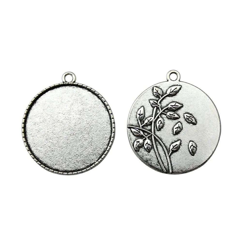 3 шт ветка Цветок Кабошон База Установка кулон 35 мм Внутренний размер 2 вида