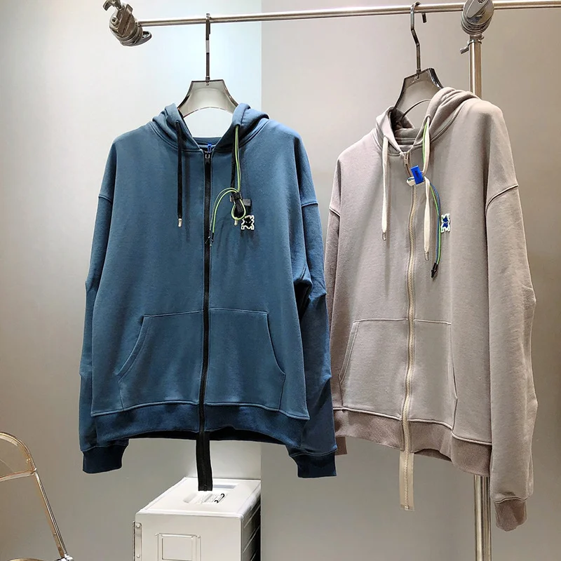 

Ader Error Autumn New Little Monster Hooded Jacket Tide Brand Ae Ader Error Simple Letter Unisex Harajuku Hip Hop Sweater