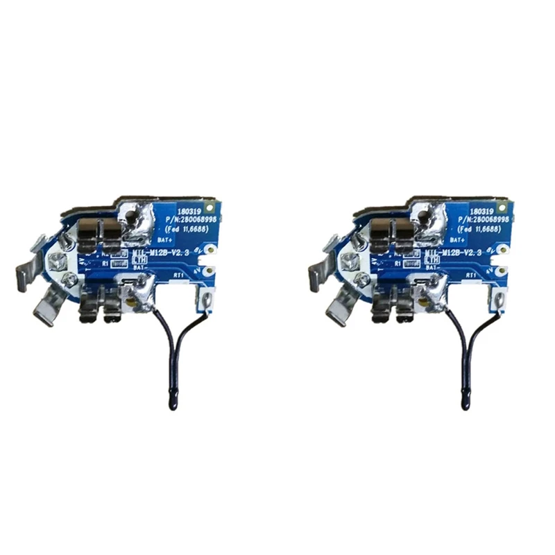 

2Pcs M12 Battery Charging Protection PCB Circuit Board for Milwaukeee 12V 48-11-2411 M12 Li-Ion Battery