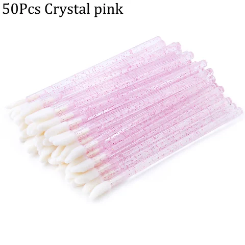 50pcs cílios descartáveis ​​pincel pincel de cílios individuais removendo pincéis de maquiagem de aplicadores de rímel para cílios para ferramenta de extensão de cílios