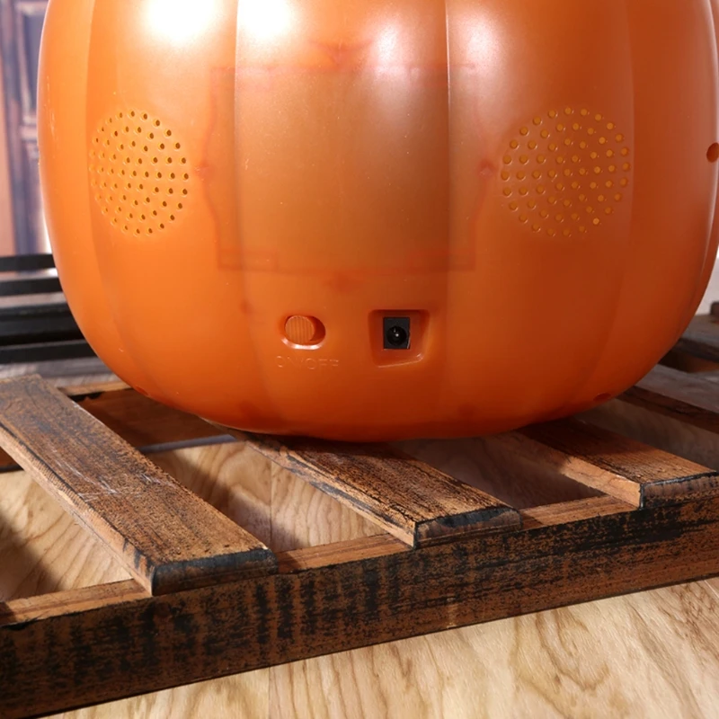 Prezzo 68UE Lanterna Di Zucca Luce Led Animazione Lanterne Di Dialogo Per Halloween Indoor Outdoor Halloween Party Decorazione Natalizia