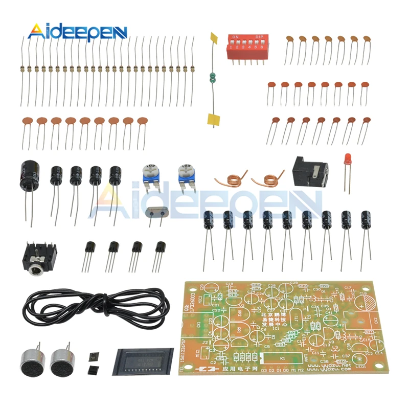 BH1417 беспроводной FM стерео передатчик модуль цифровой радиостанции PLL DIY Kit|Детали
