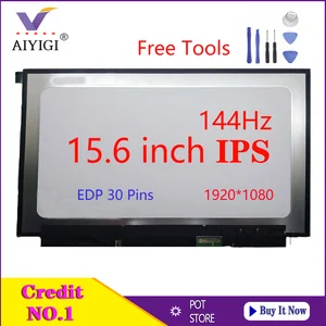 15 6 inch ips laptop 144hz lcd led screen nv156fhm ny1 mateix display edp 30 pins fhd 1920x1080 resolution free global shipping