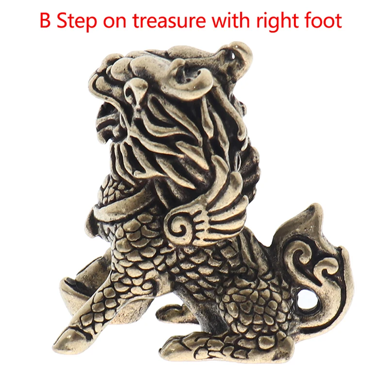 1 шт./1 пара медные статуэтки в виде короля льва | Дом и сад