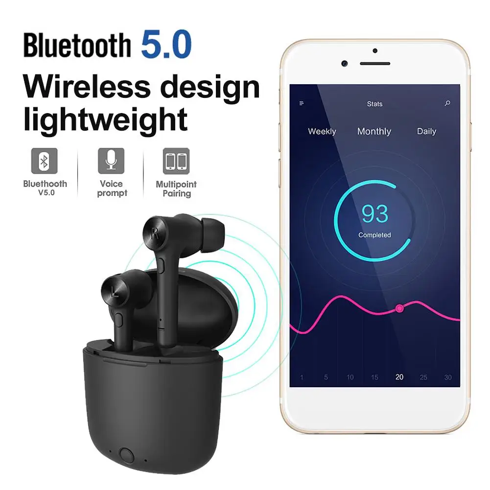 Оригиналные Bluedio Hi наушники Беспроводной Bluetooth 5 0 туры спортивные стерео