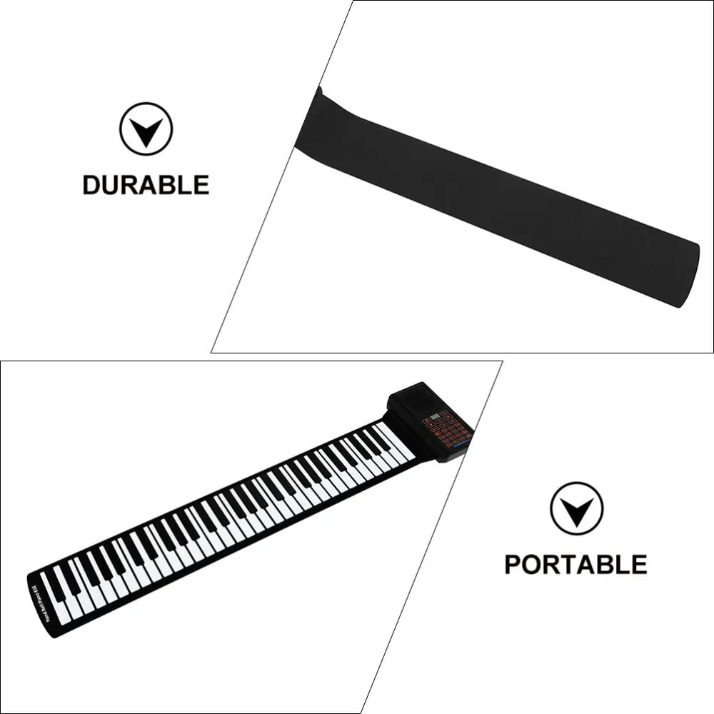 

1 Set 61 Keys Smart Hand-rolled Electronic Piano with Built-in Speaker