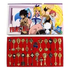 Fairy Tail Lucy 26 шт.компл. фигурка косплей брелок весы  Бесплатная розовый татуировки lucyheartfiliaЗнак зодиака 