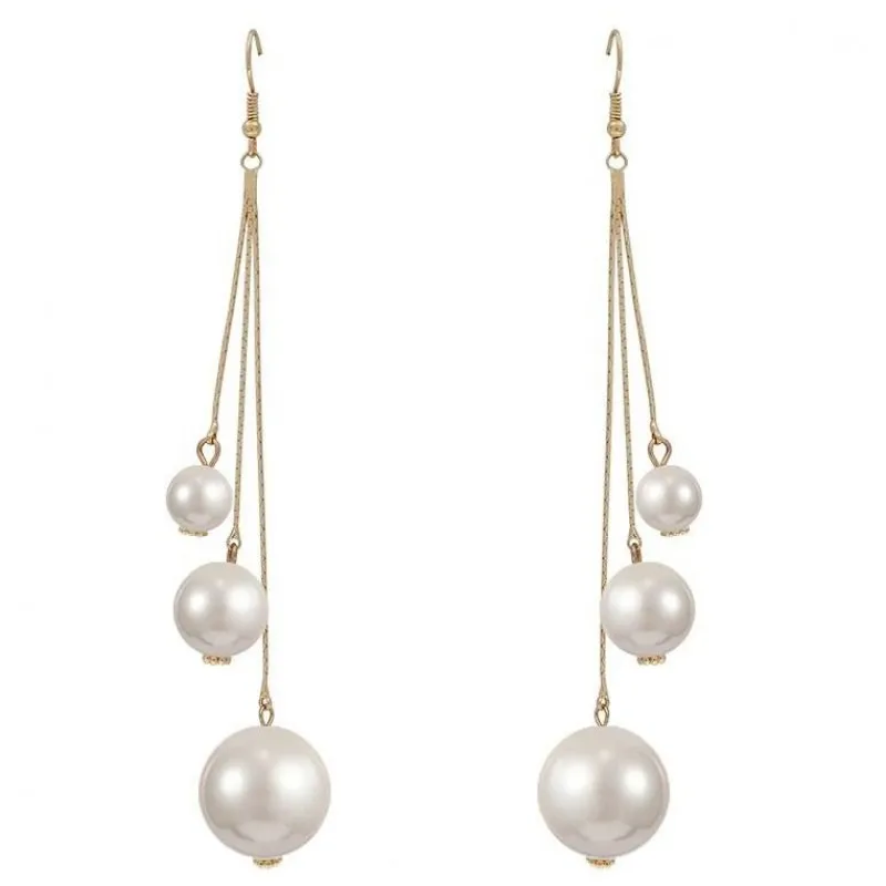 Женские серьги-гвоздики с искусственным жемчугом | Украшения и аксессуары