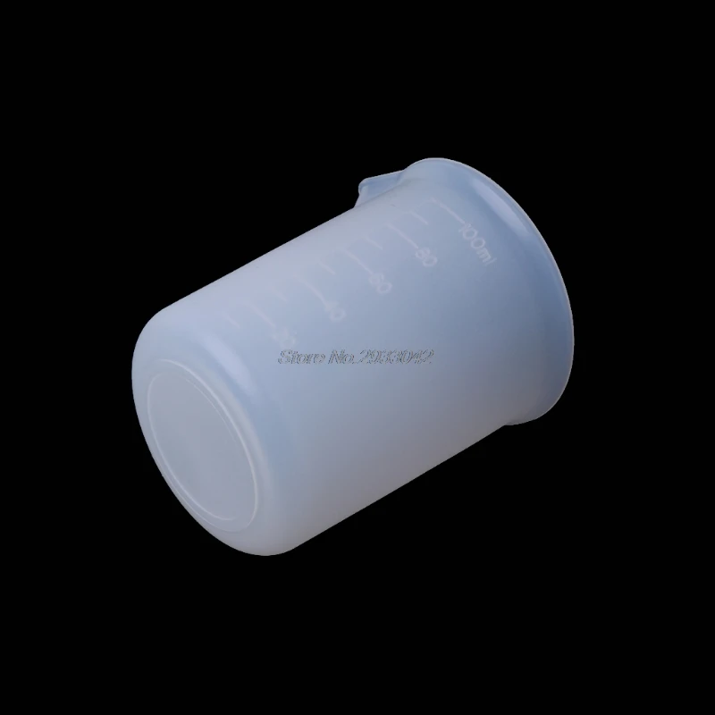 Бесплатная доставка 100 мл мерный стакан силиконовый клей для смолы инструменты