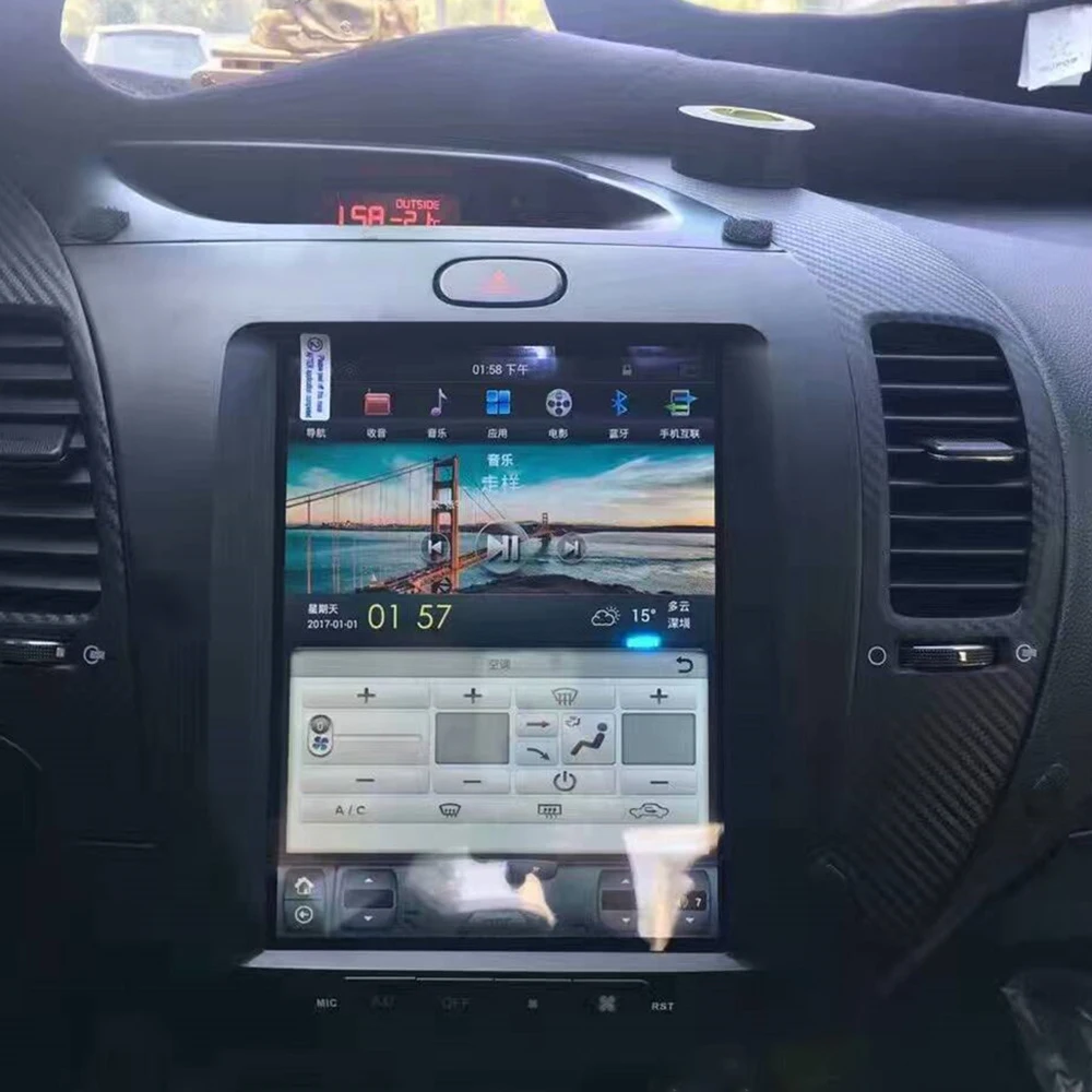 ZJCGO Автомобильный мультимедийный плеер стерео GPS радио навигация NAVI Android Tesla экран