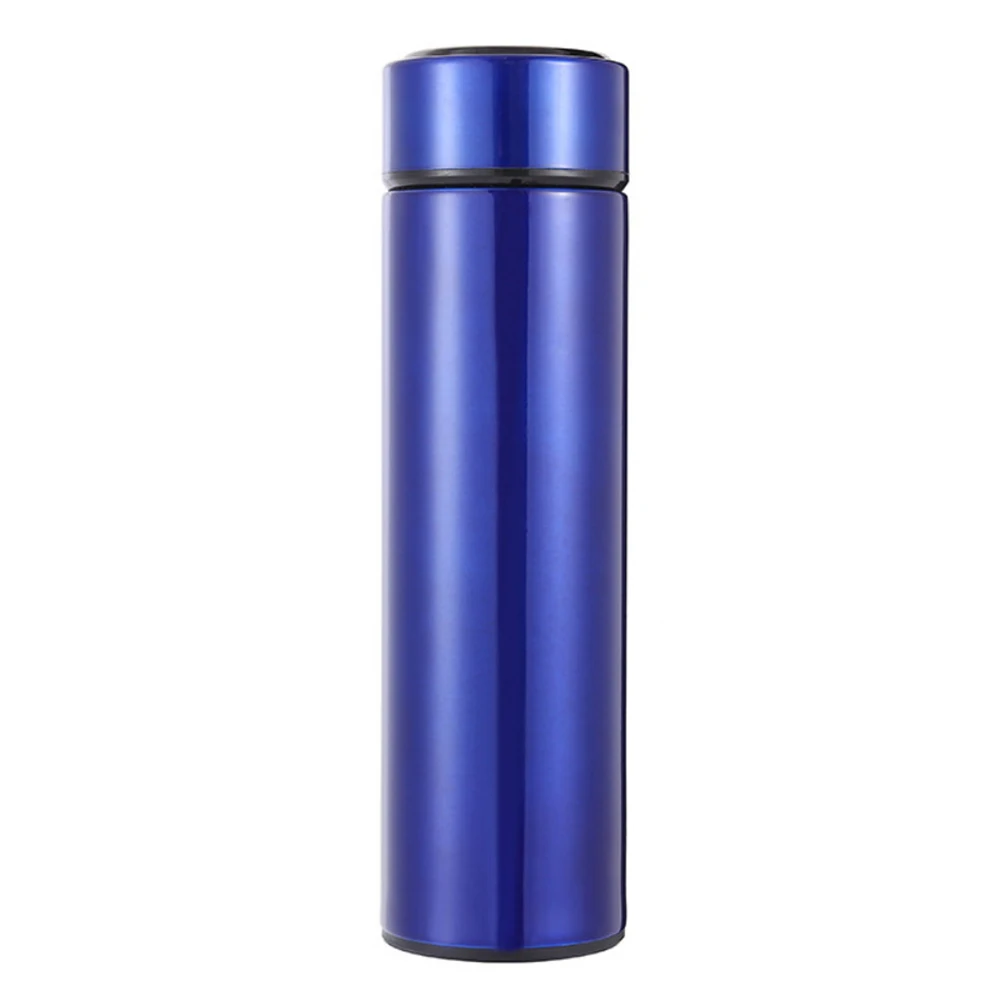 Waterproof Stainless Steel Digital LED Touch Screen Heat Insulation Water Bottle Household Drinkware