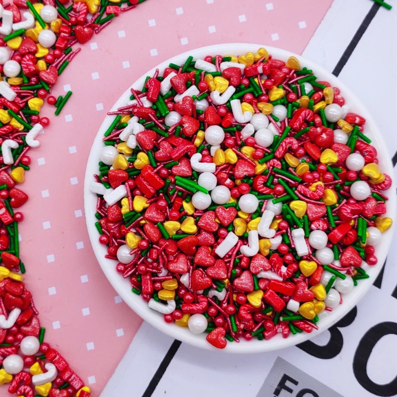 Рождество для украшения с помощью сахара посыпать Перл сахар мяч помадка Diy