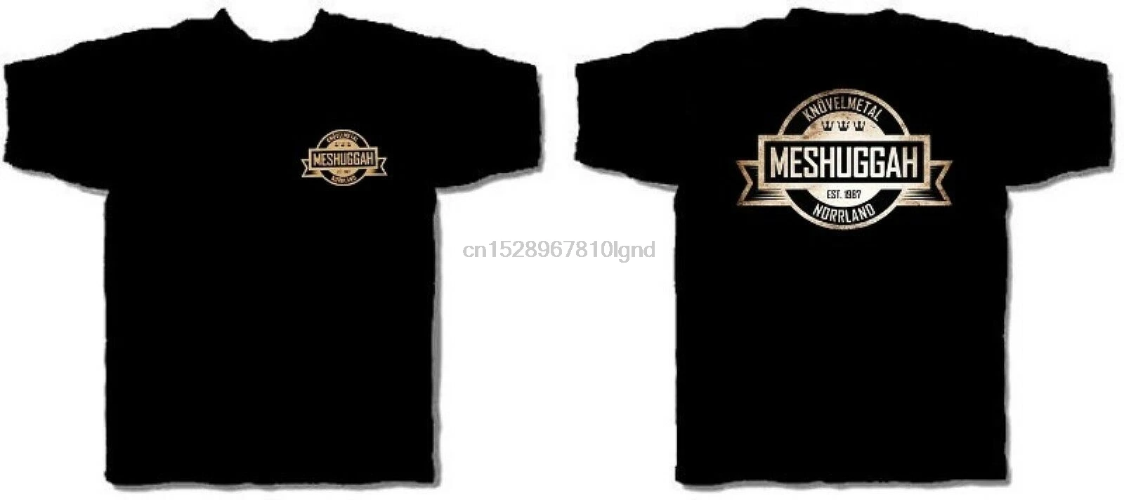 Meshuggah Cd Lgo Est. 1987 Kn &amp oumlvelmetal официальная рубашка с золотым крестом размер Xl новинка